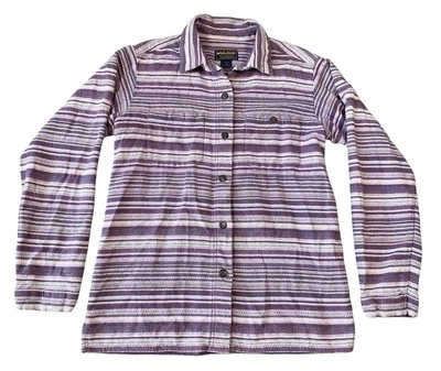 Camisa de franela Woolrich Southwest para mujer manga larga con botones talla S azteca Foto 1 de 4