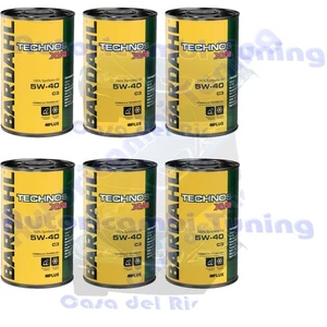 6 Litros Aceite Motor Coche Bardahl Bardhal Traducción XVS 5W40 Acea C3 100% - Imagen 1 de 3