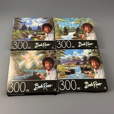 Cardinal - Bob Ross Puzzles Lot of 4 - 300 Piece - New - Image 1 of 4