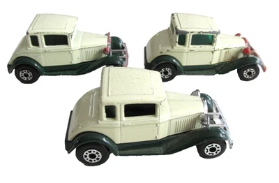 3 Lesney Matchbox Superfast No. 73 Ford Model A verde e creme 3 carros 1 lote - Imagem 1 de 4