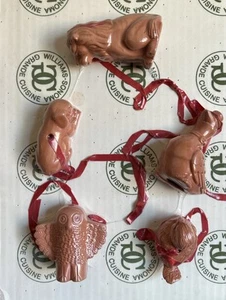 VTG WILLIAMS SONOMA-Set Of Five (5) Terracotta Ornaments Pottery Grande Cuisine - Picture 1 of 9