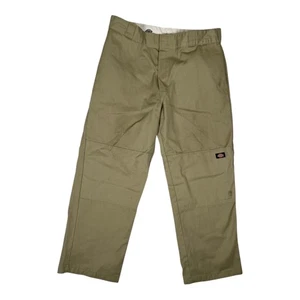 Dickies Pantalone da Lavoro Uomo Loose Fit Doppio Ginocchio 34x30 Beige Tan - Foto 1 di 12