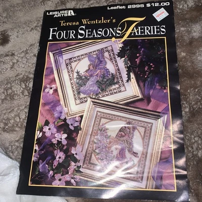 Teresa Wentzler's Four Seasons Faeries Counted Cross Stitch Pattern Book  #2995 - Image 1 of 4