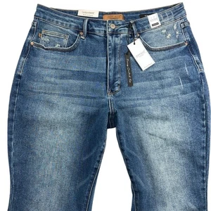 Judy Blue High Waist Slim Fit Tummy Control Jeans JB88776 Dark Wash Size 18W - Picture 1 of 13