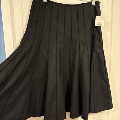 Falda Emanuel Ungaro línea A mezcla de lana nueva con etiquetas Foto 1 de 3