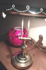 Vintage All Brass Adjustable Bankers/Piano Lamp 1960s - Picture 1 of 13