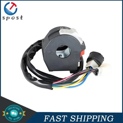 For Yamaha MOTO-4 YFM 225 350 59V-83973-02-00 2HR-83973-00 Left Handlebar Switch - Image 1 of 4