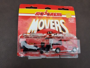 Camion dépanneuse Majorette Movers série 300 et voiture F1 Indy - Photo 1/6