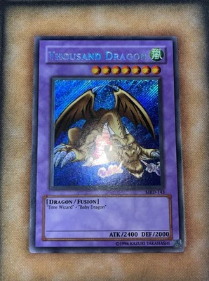 Yugioh Thousand Dragon MRD-143 Secret Rare Original Print MINTY - Image 1 of 2