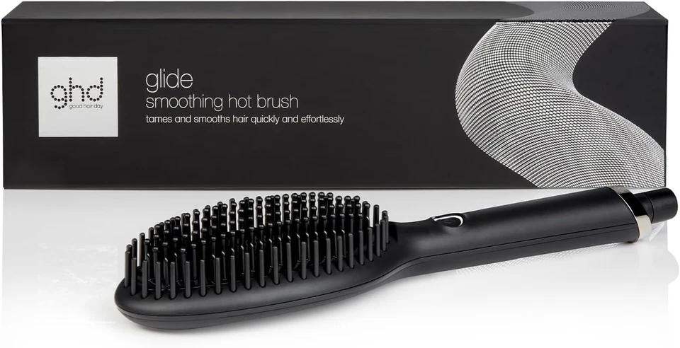 Ghd Glide Hot Brush Spazzola Lisciante per Capelli Con Effetto Anticrespo Pieg