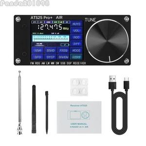 ATS25 Pro+ FM SW MW LW AIR SDR Odbiornik Aviation Band Receiver Bluetooth Wifi - Zdjęcie 1 z 8