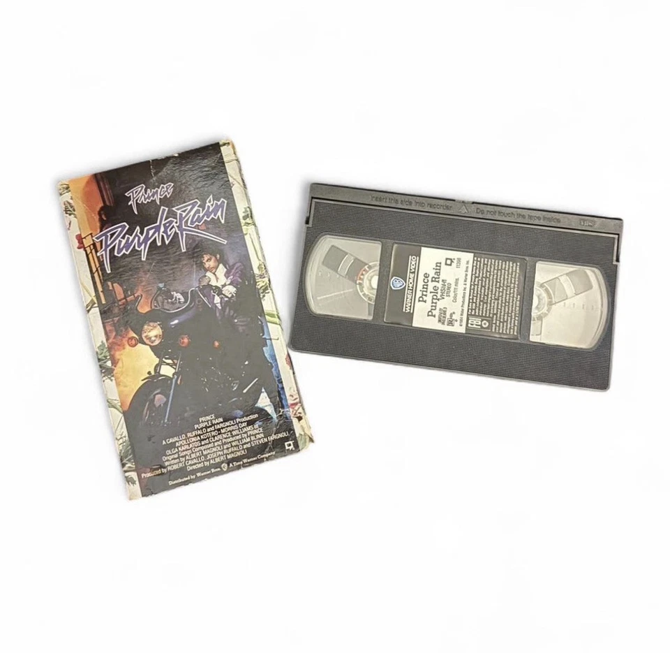 Prince Purple Rain 1984 VHS Warner Home Video Foto 1 de 1