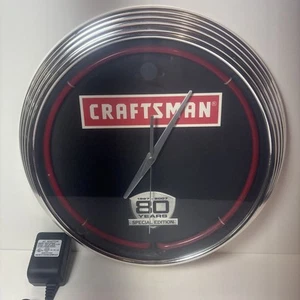 CRAFTSMAN 80TH ANNIVERSARY 2007 COLLECTIBLE CLOCK SPECIAL EDITION Keeps Time - Picture 1 of 7