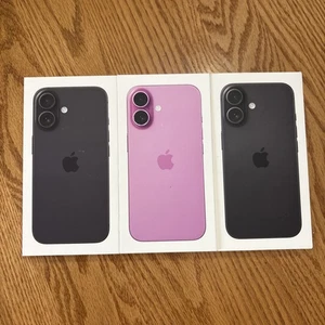 Boites d'origine iPhone 16 - Boîtes vides uniquement lot de 3 - Photo 1 sur 3