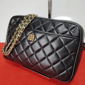 Givenchy Matelasse 4G Shoulder Bag Chain Quilted Leather Unisex Used - Picture 1 of 11