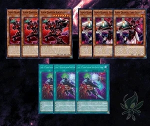 Mazo Super Quantum Quantal DUAD Núcleo 9 Cartas Capa Negra, Hada Zetan - Yu-Gi-Oh - Imagen 1 de 1