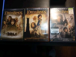 3 Lot LORD OF THE RINGS DVD Sets Collection - Picture 1 of 4