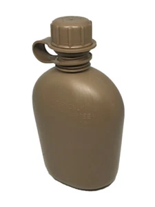 Water Canteen - 1qt - US Issue - Tan - Army & Military - Picture 1 of 1