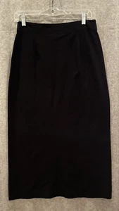 Eileen Fisher Bleistiftrock Damen XS Schwarz Stretch Midi Länge Business - Bild 1 von 16