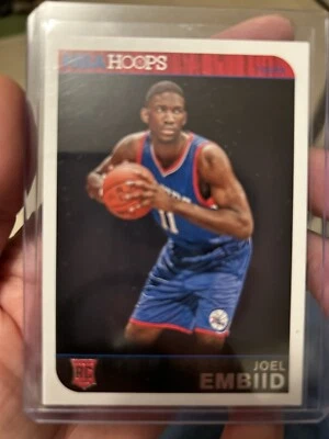 Joel Embiid Rookie 2014-15 NBA Hoops RC #263 Philadelphia 76ers / Sixers - Image 1 of 4