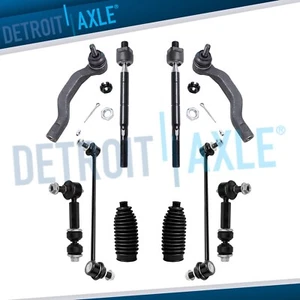 10pc Front & Rear Sway Bar + Tie Rod & Boot Kit for 2006 2007 - 2018 Toyota RAV4 - Picture 1 of 7