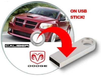 Dodge Caliber (PA) 2007-2010 Para Todos Los Sistemas Win/Mac En USB - Imagen 1 de 4