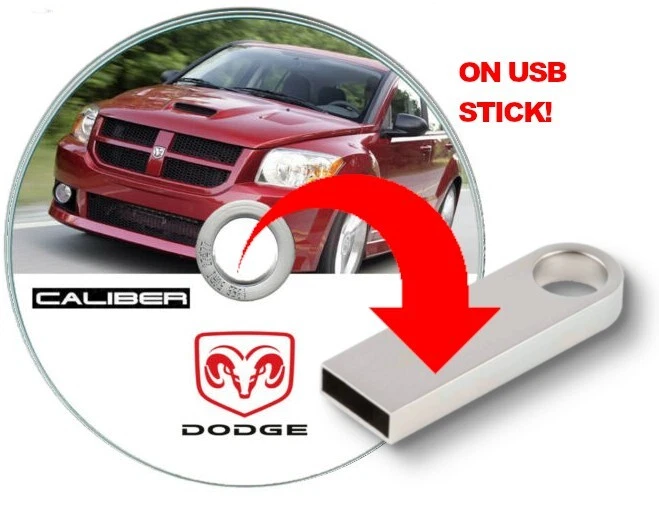 Dodge Caliber (PA) 2007-2010 Para Todos Los Sistemas Win/Mac En USB - Imagen 1 de 4