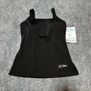 NEW H2O Wear Catalina Top Womens Small Black Tank Swimwear Made USA - Picture 1 of 9