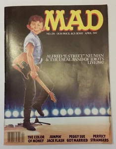 Mad Magazine April 1987 #270 Alfred "E Street" Neuman cover. VG or better. - Picture 1 of 5