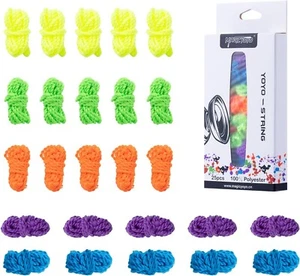 Yoyo Strings Pack of 25 - Professional Yoyos String Replacement, Polyester Yoyo - Picture 1 of 7