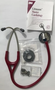 3M Littmann Master Cardiology Stethoskop, rot, mit Special Procedures Adaptor - Bild 1 von 9