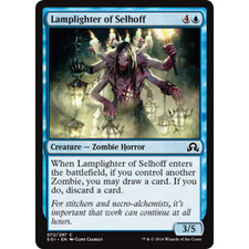 4x MTG: Lamplighter of Selhoff - Blue Common - Shadows Over Innistrad - SOI