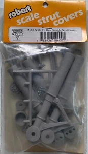 Scale tri gear straight strut covers 104 Han ROBART - Imagen 1 de 1