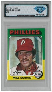 1975 Topps Mini MIKE SCHMIDT #70 💎 DSG 6.5 EX/NM