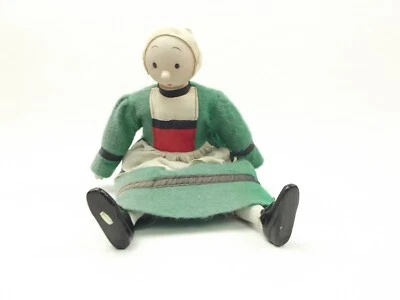 Ancienne poupée Bécassine, tête et pieds porcelaine - Photo 1/4