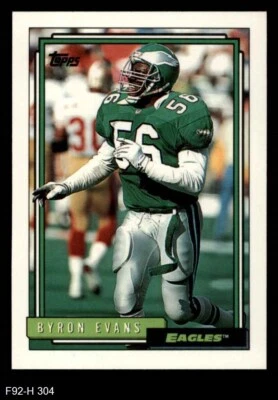 1992 Topps #304 Byron Evans Eagles Arizona  8 - NM/MT - Image 1 of 2