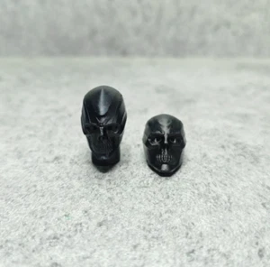 1/12 Scale Soldiers Accessories Custom DC Black Mask Head Sculpt Head Carving - Picture 1 of 8