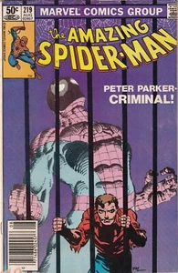 The Amazing Spider-Man  #219 1981 Newstand UPC - Picture 1 of 2