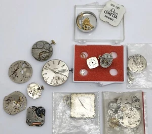 Mixed Lot Watch Parts for Repair or Crafting; Hamilton Omega Creation (RF1024-4) - Picture 1 of 11