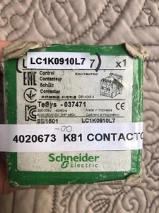 Horizon BQ270 Part, 4020673 Contactor (not OEM) K81 Contactor LC1K0910L7 - Picture 1 of 3
