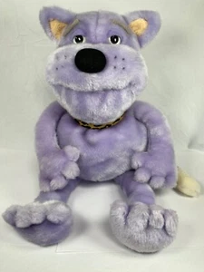 Captain Cuddlepuss 2003 Aardman Gosh Creature Comforts Plüschtier lila Katze 16 Zoll - Bild 1 von 9