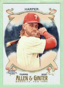 Bryce Harper Phillies ~ Allen & Ginter 2021 cromo ~ ENVÍO GRATUITO - Imagen 1 de 1