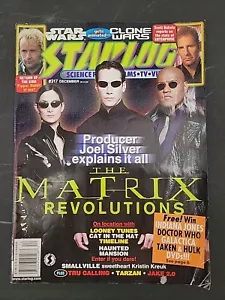 Starlog Magazin #317 (2001) Matrix Revolutions Popkultur - Bild 1 von 6