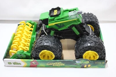 John Deere KIDS Monster Treads Green/Yellow SUPER SCALE Farm Combine LP77355 New - Image 1 of 4
