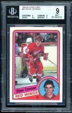 Steve Yzerman Rookie Card 1984-85 O-Pee-Chee #67 BGS 9