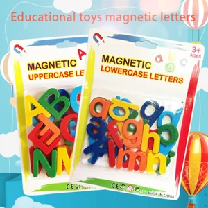 Alphabet Magnets Fridge Stickers Preschool Edu Uppercase Magnetic Letter Toys - Picture 1 of 7