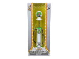 INDIAN GASOLINE VINTAGE GAS PUMP CYLINDER 1/18 MODEL BY ROAD SIGNATURE 98752 - Picture 1 of 1