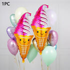 Reusable Double Side Home Decor Cone Large Foil Balloon Ice Cream Birthday Party