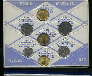 1982 - Serie annuale Italia in confezione della zecca - Foto 1 di 1