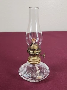 Klarglas Swirl Design Miniatur Öllampe - Bild 1 von 8